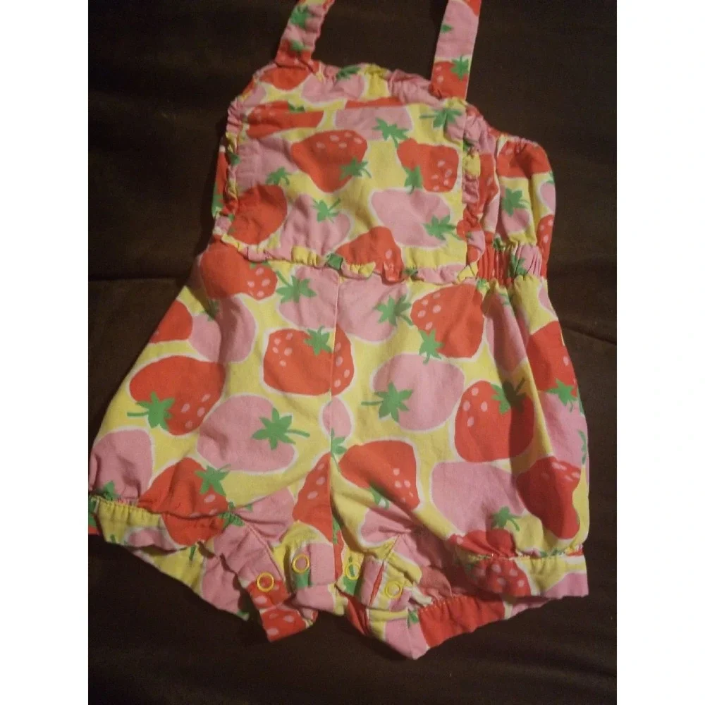 Gymboree strawberry sweetheart‎ romper 18 24 months